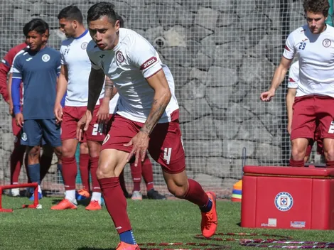 El Cata ya está de alta y entrena a la par en Cruz Azul