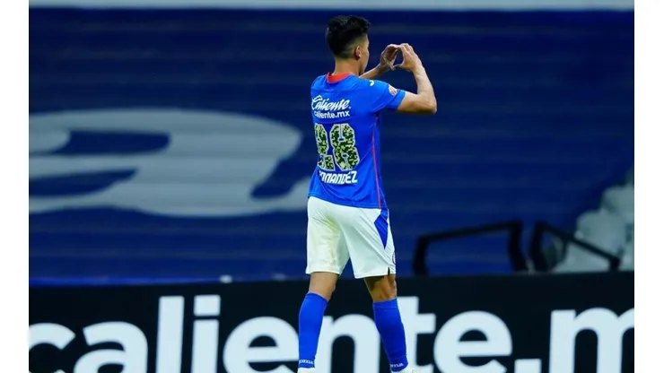 Guillermo Fernández durante el compromiso ante el Toluca