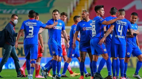 Cruz Azul en el duelo ante el Necaa