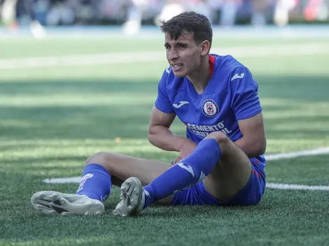 Antonio Álvarez, jugador de la Sub 17 de Cruz Azul, sufrió una fractura en la mano izquierda