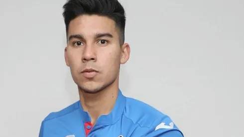 Pol Fernández en la previa de un partido con Cruz Azul