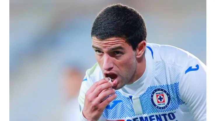 Ignacio Rivero durante el partido