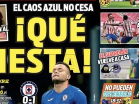 "Qué fiesta": La prensa se mofa de la actualidad de Cruz Azul