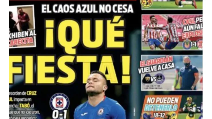Cruz Azul cayó en su segundo partido del Guard1anes 2021