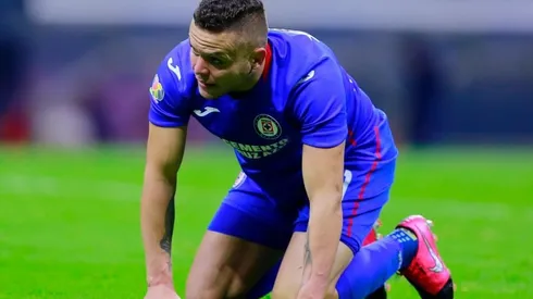 Jonathan Rodríguez en el partido ante el Puebla