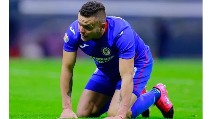 Jonathan Rodríguez en el partido ante el Puebla