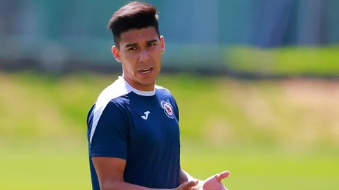 Pol Fernández durante su estancia en Cruz Azul