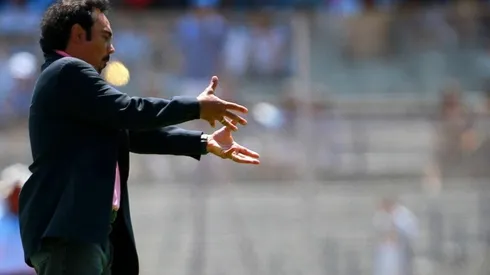 Hugo Sánchez en su etapa como entrenador del Pachuca