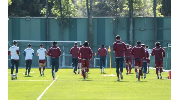 Cruz Azul en uno de sus últimos entrenamientos