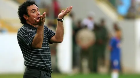 Hugo Sánchez en su etapa con Pumas