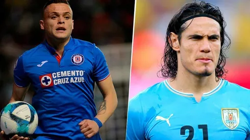 Jonathan Rodríguez y Edison Cavani comparten vestuario en la Selección de Uruguay