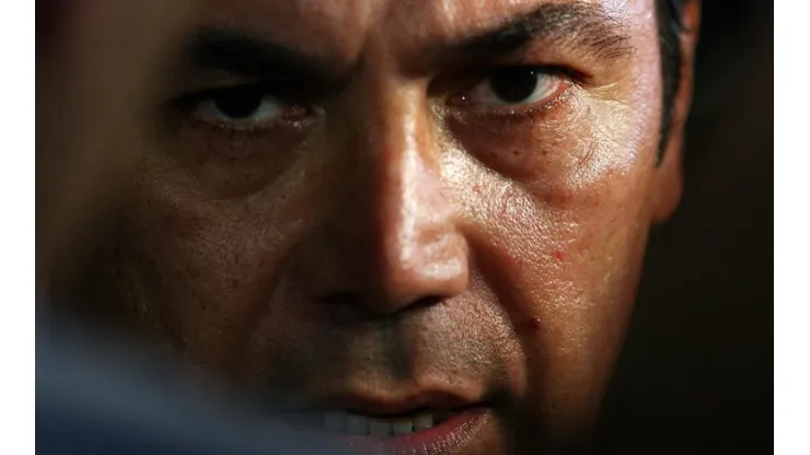Hugo Sánchez en su etapa con el Pachuca