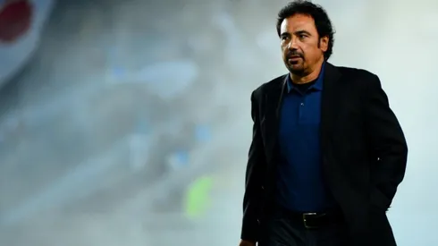 Hugo Sánchez cuando era DT del Pachuca