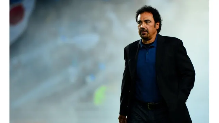 Hugo Sánchez cuando era DT del Pachuca