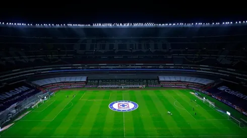 Estadio Azteca en el marco del duelo entre Cruz Azul y Pumas