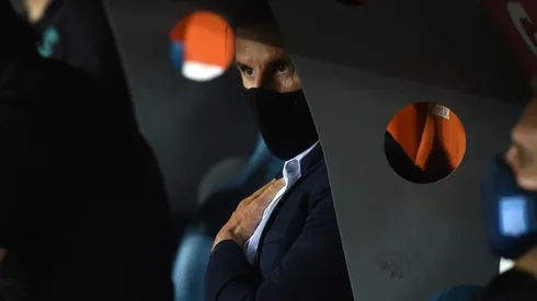 Sebastián Beccacece con Racing