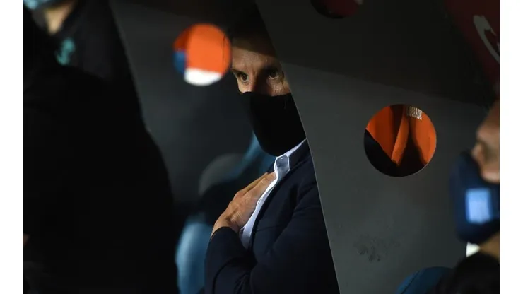 Sebastián Beccacece con Racing