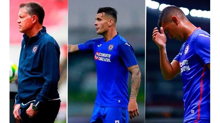 Peláez durante su etapa en Cruz Azul