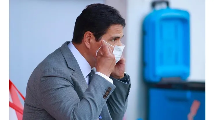 Alfonso Sosa cuando dirigía al Necaxa