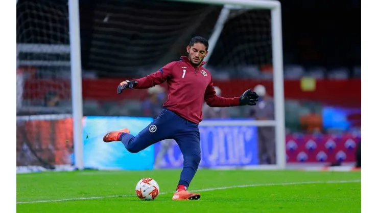 Jesús Corona en las semifinales del Guard1anes 2020