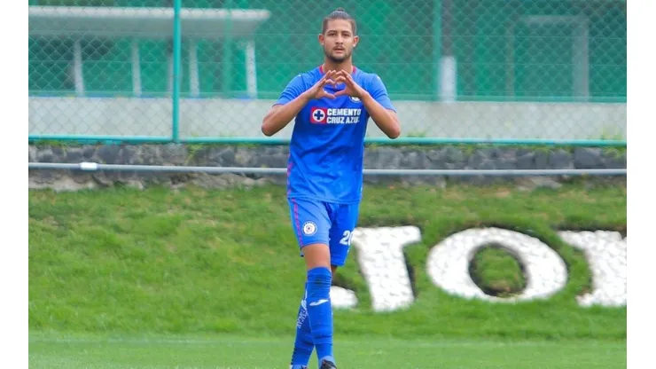 Daniel López con la Sub-20