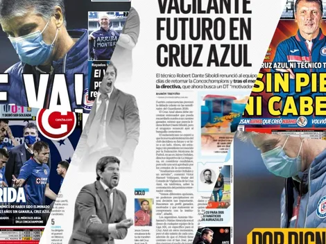 La renuncia de Siboldi y el terremoto en Cruz Azul se lleva las portadas