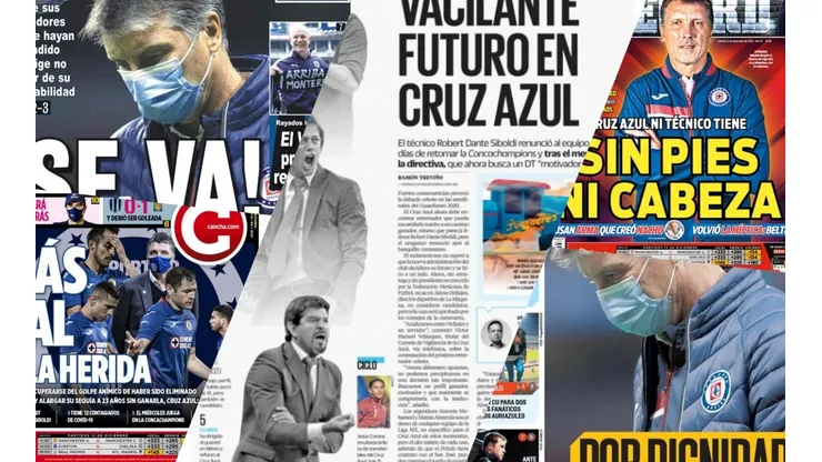 Cruz Azul se llevó las portadas de hoy en México