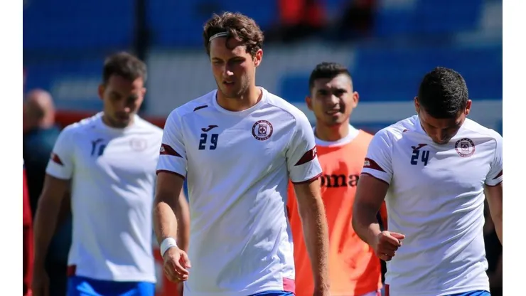 Cruz Azul en un entrenamiento