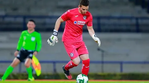 Sebastián Jurado durante el choque ante Pumas