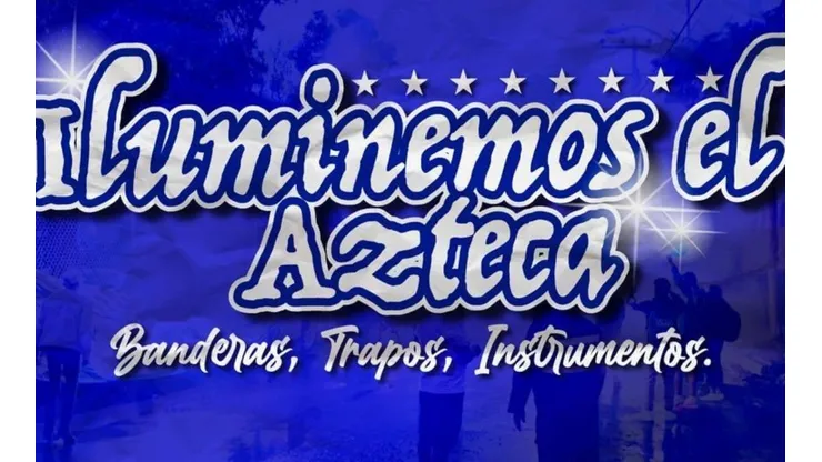 La Sangre Azul invitó a la afición a alentar a Cruz Azul en el Estadio Azteca