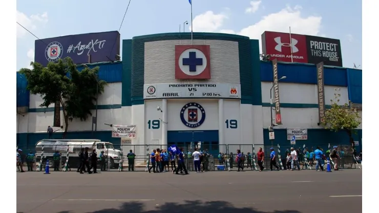 Plano general del Estadio Azul