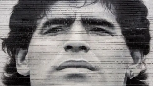 Mural de Diego Maradona en la ciudad de Napoles