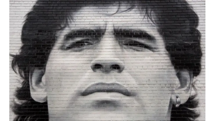 Mural de Diego Maradona en la ciudad de Napoles