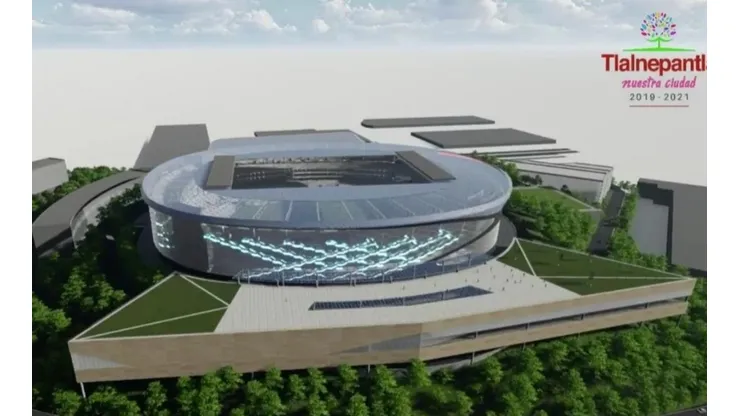 Así será el estadio construido en Tlanepantla.