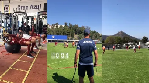 Cruz Azul volvió hoy a los entrenamientos.