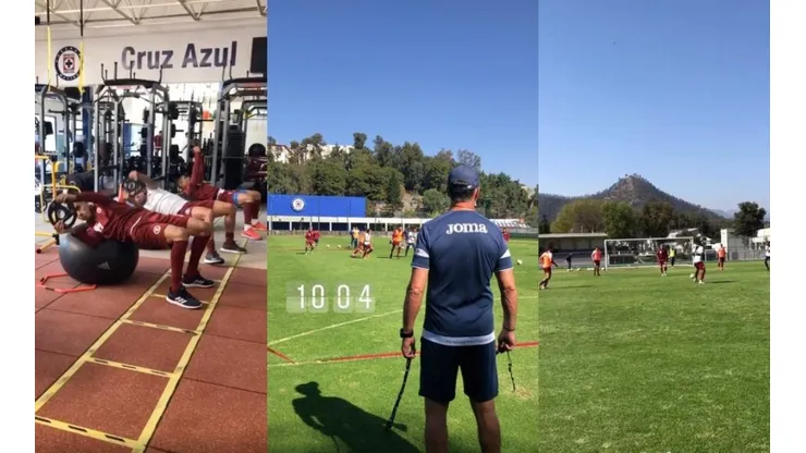 Cruz Azul volvió hoy a los entrenamientos.