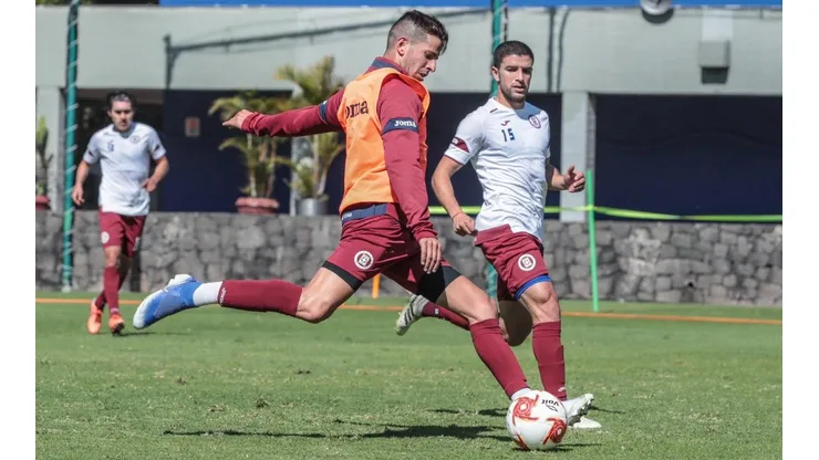 Pablo Ceppelini en el entrenamiento