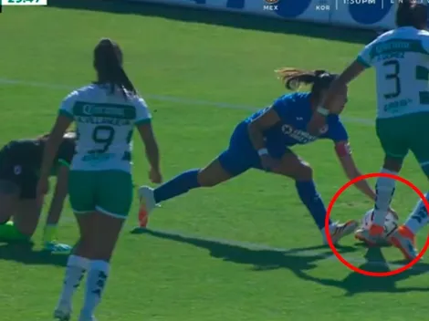 VIDEO: La grosera mano que le perdonan a Cruz Azul en la Femenil