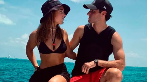 Santiago Giménez festejó cinco meses de noviazgo con Fer Serrano.