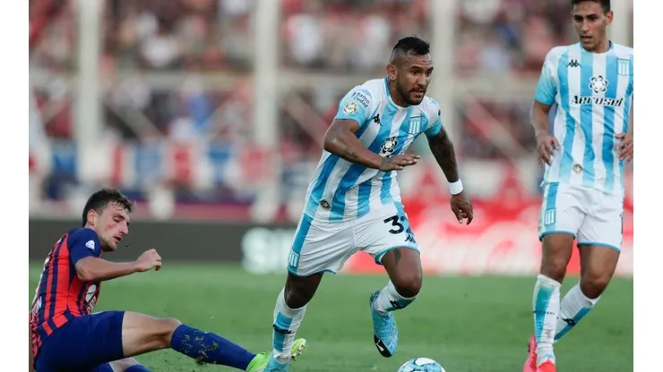 Walter Montoya con Racing Club de Avellaneda