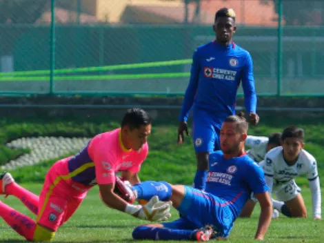 Se acabó el castigo: Jonathan Borja volvió a jugar con la Sub-20 de Cruz Azul