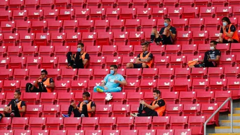 Cruz Azul en el duelo ante Chivas