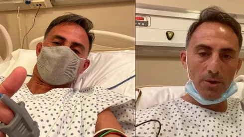 Diego Latorre está internado por covid.