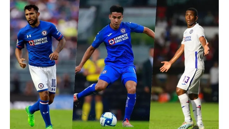 Los tres que deben volver a Cruz Azul.