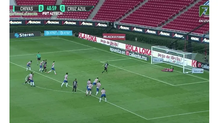 VIDEO: Gol del Cabecita y Cruz Azul ya le gana a las Chivas