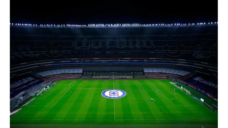Plano general del Estadio Azteca