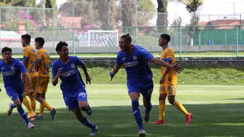 López marcó en el triunfo de la sub-20 de Cruz Azul ante Tigres.