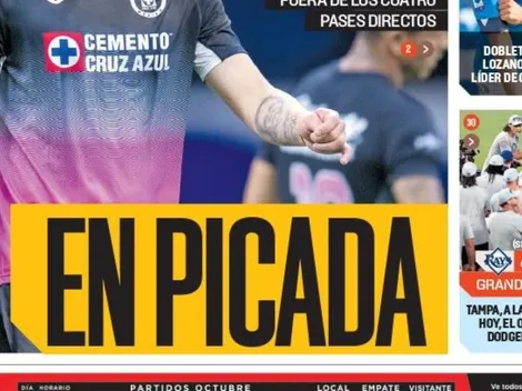 "En picada": La prensa no perdona a Cruz Azul