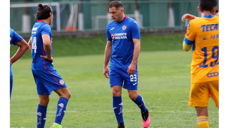 Pablo Aguilar disputó 45 minutos con la Sub-20 de Cruz Azul.