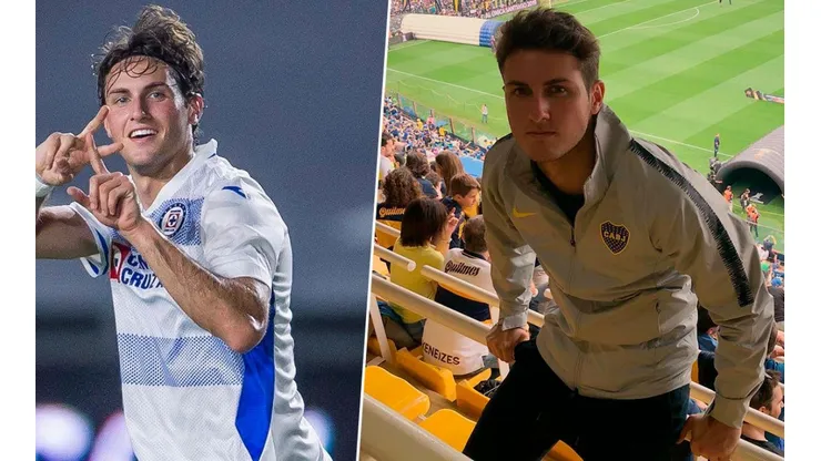 El delantero de Cruz Azul Santiago Giménez es aficionado de Boca Juniors.